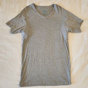Thompson Tee Men's Sweat Proof Slim Fit V-Neck In Gray